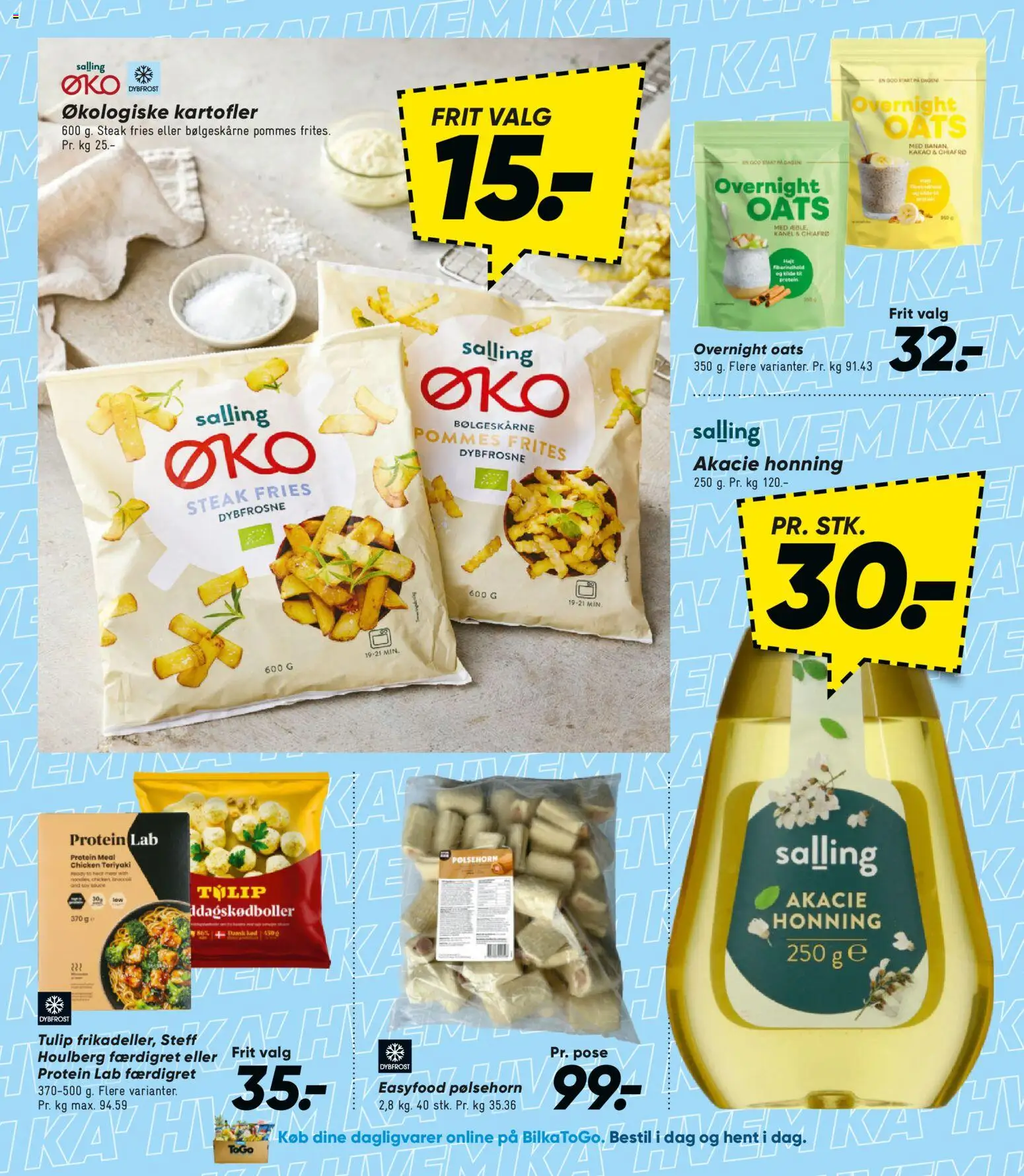 Bilka tilbudsavis – gyldig fra 01.01.2026 | Side: 30 | Produkter: Pølsehorn, Kanel, Pommes frites, Kakao