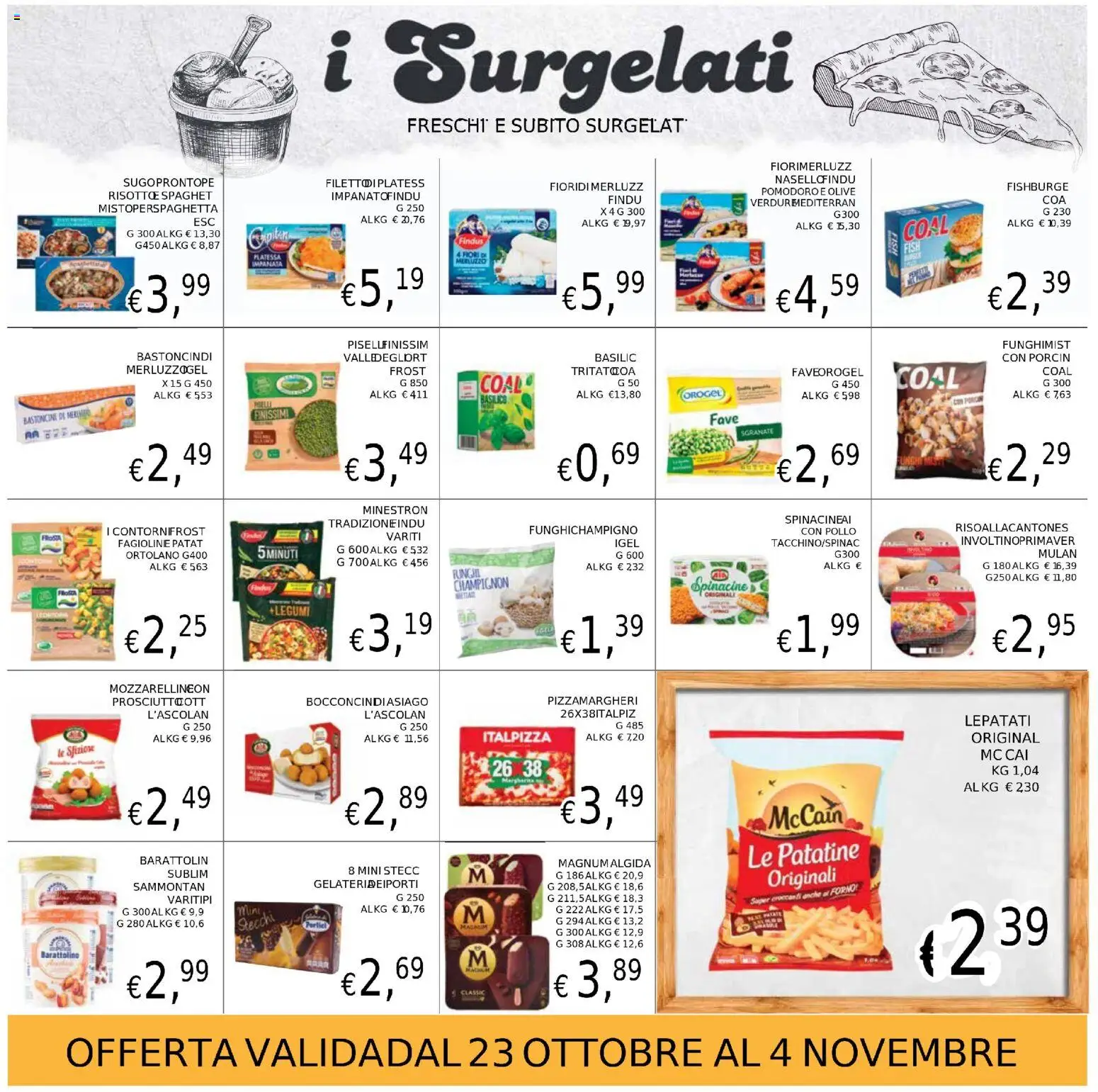 Volantino Coal del 23.10.2025 | Pagina: 12 | Prodotti: Pomodoro, Olive, Funghi, Basilico