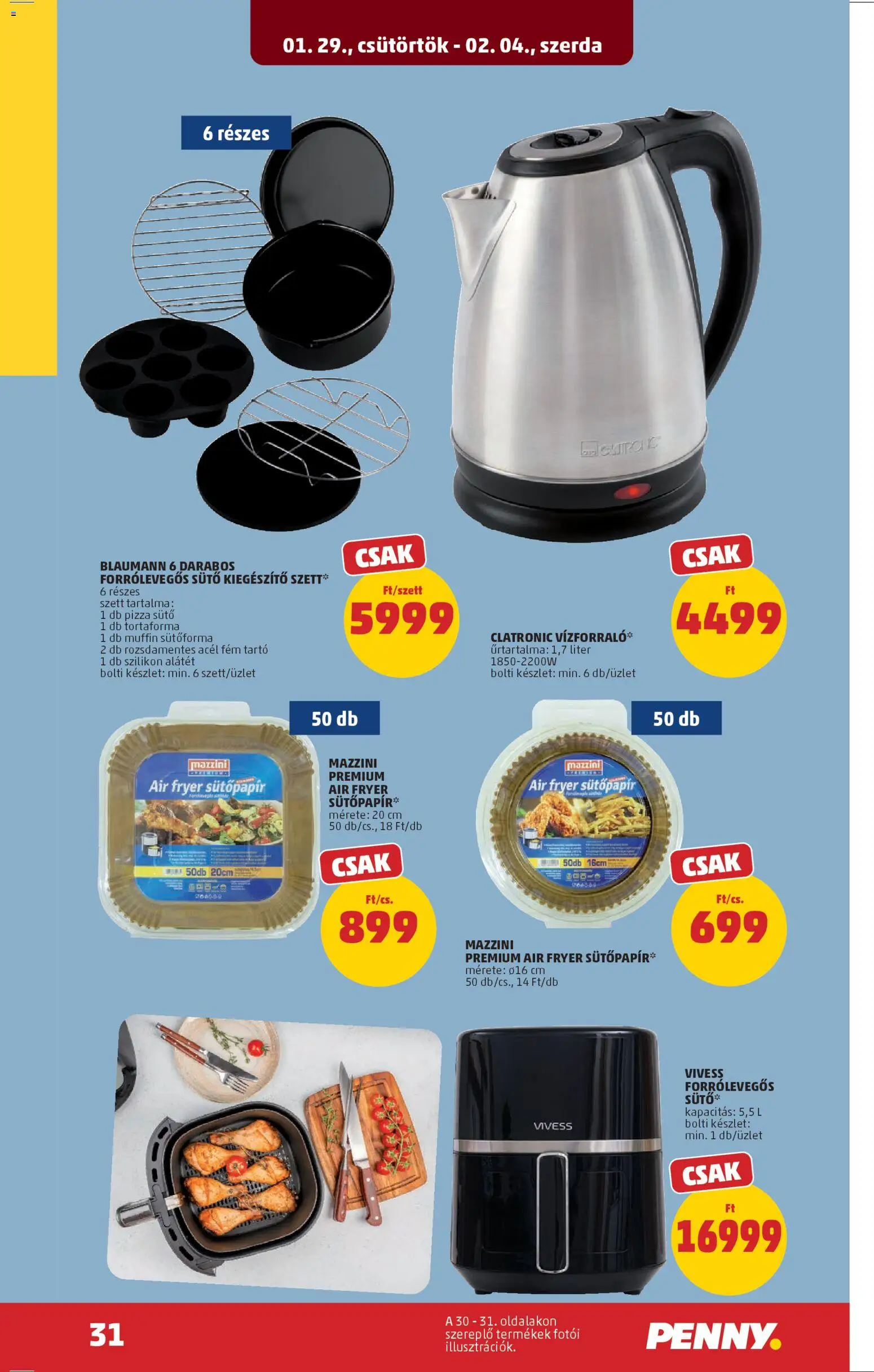 PENNY akciós ujság - amely érvényes a következő dátumtól: 29.01.2026 | Oldal: 35 | Termékek: Sütőforma, Sütő, Tortaforma, Muffin