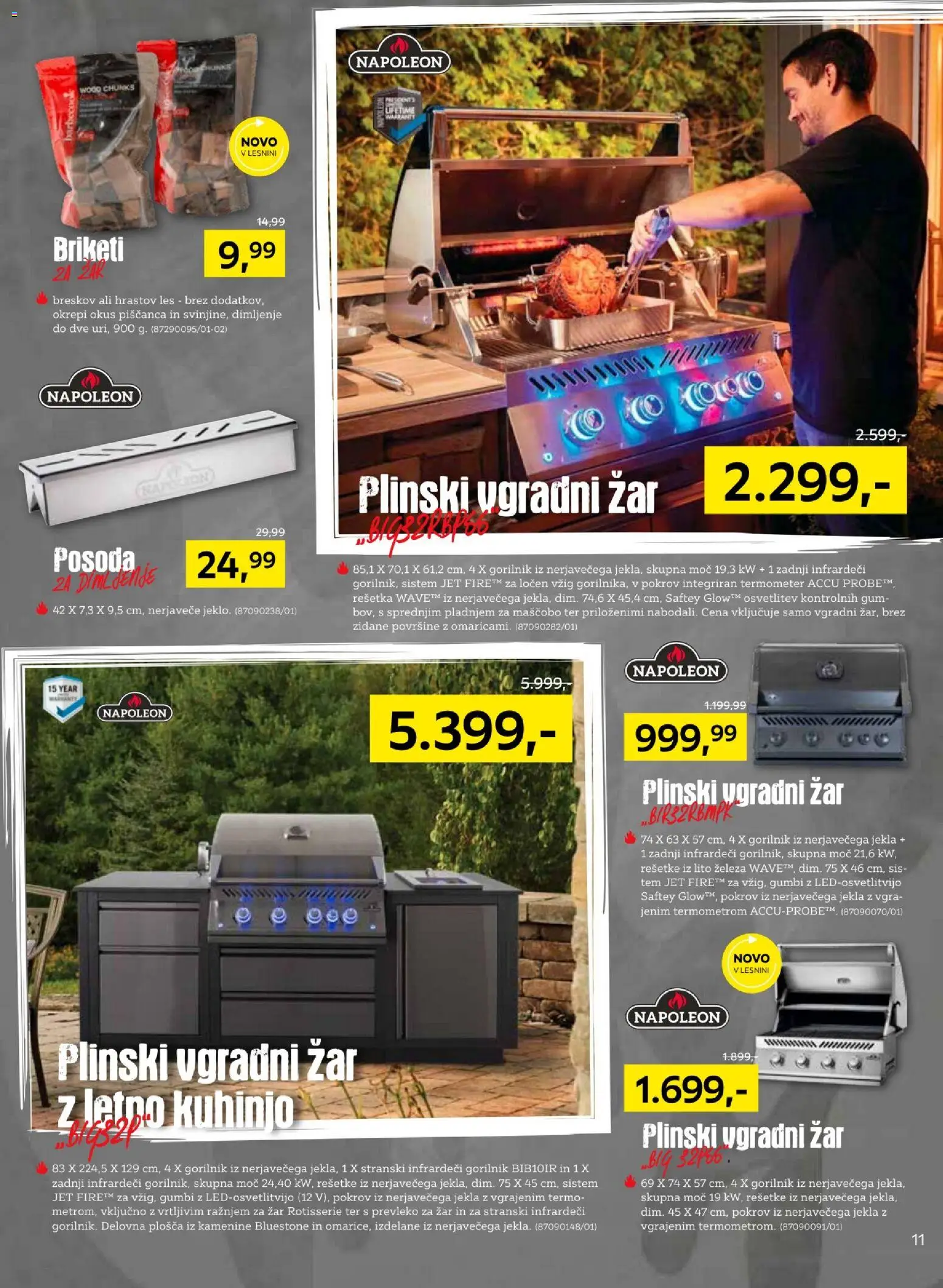 Novi XXXL Lesnina katalog ponudbe – veljaven od 07.04.2026 | Stran: 11 | Izdelki: Zar, Termometer, Delovna plošča