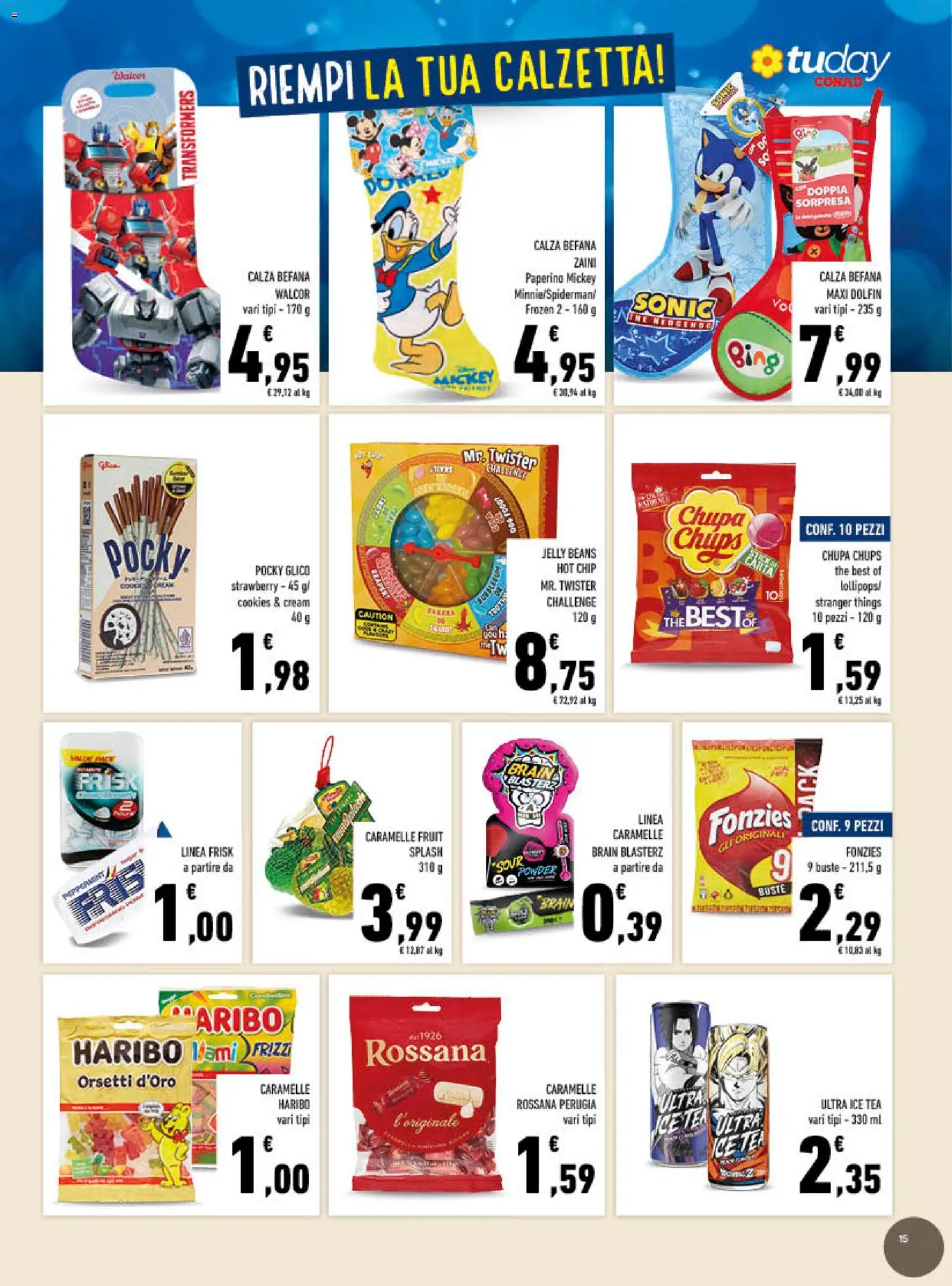 Volantino Conad del 29.12.2025 | Pagina: 15 | Prodotti: Caramelle, The