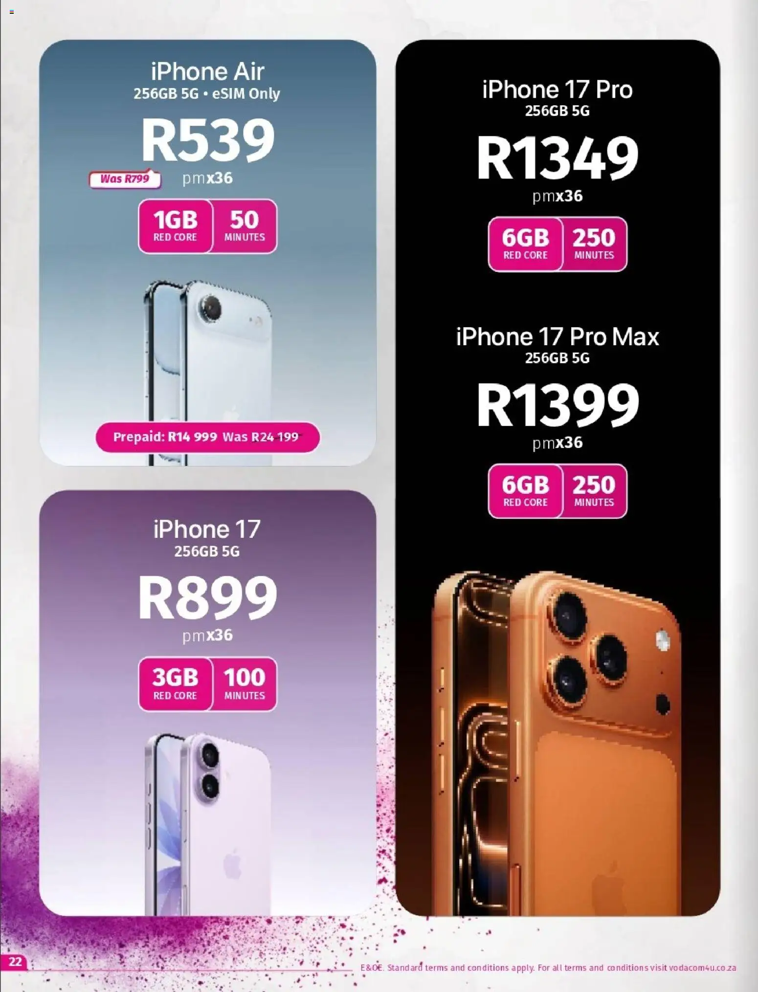 New Vodacom catalogue – valid from 06.03.2026 | Page: 22
