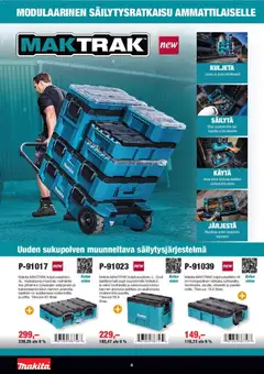 Makita-mainoslehti voimassa 01.01.2026 alkaen | Sivu: 4 | Tuotteet: Laatikko, Video