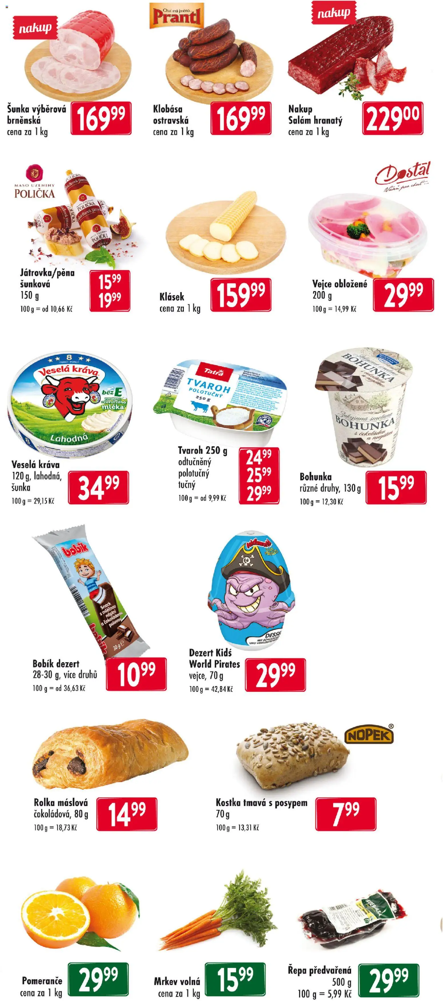 Astur & Qanto leták od 26.02.2026 | Strana: 2 | Produkty: Polička, Salám, Pomeranče, Mrkev