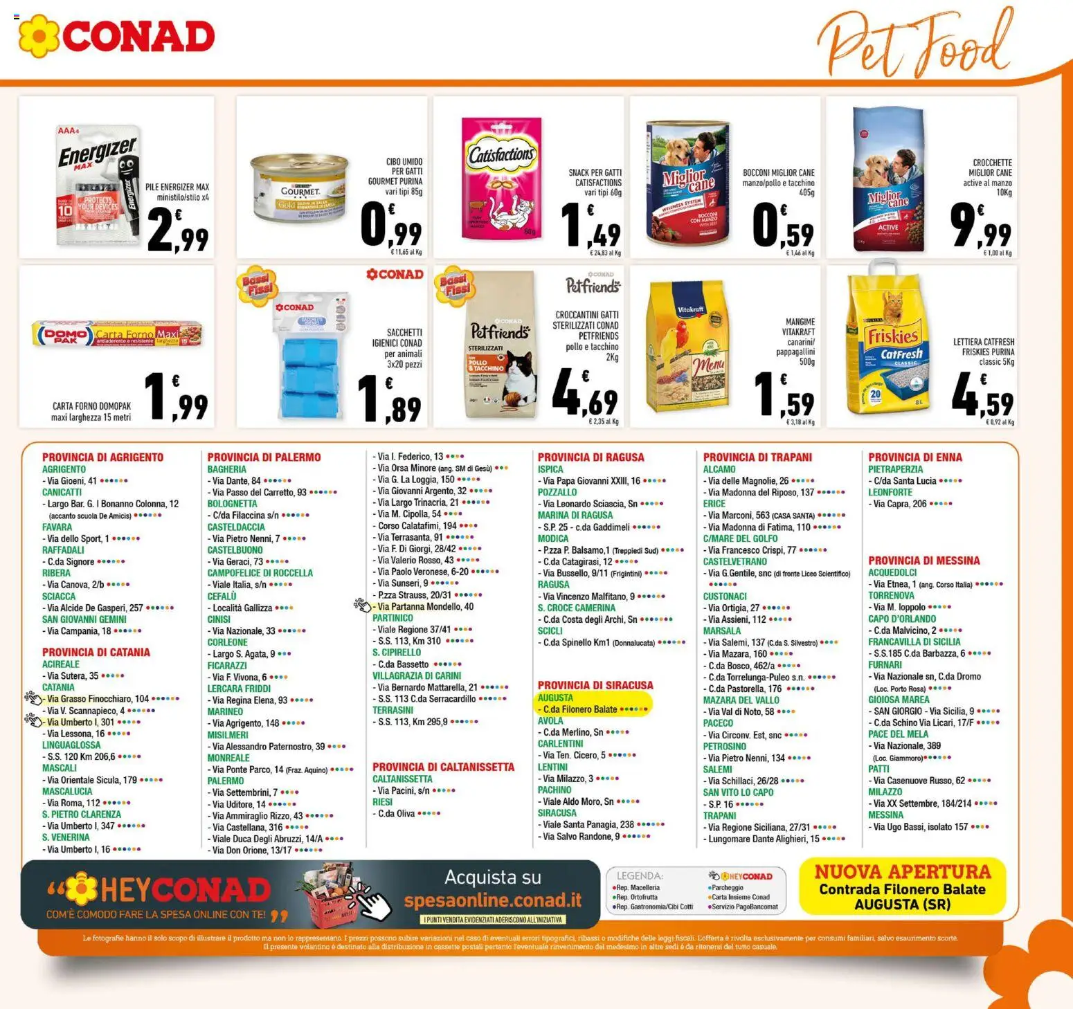 Volantino Conad del 19.11.2025 | Pagina: 23 | Prodotti: Pollo, Manzo, Forno, Carta forno