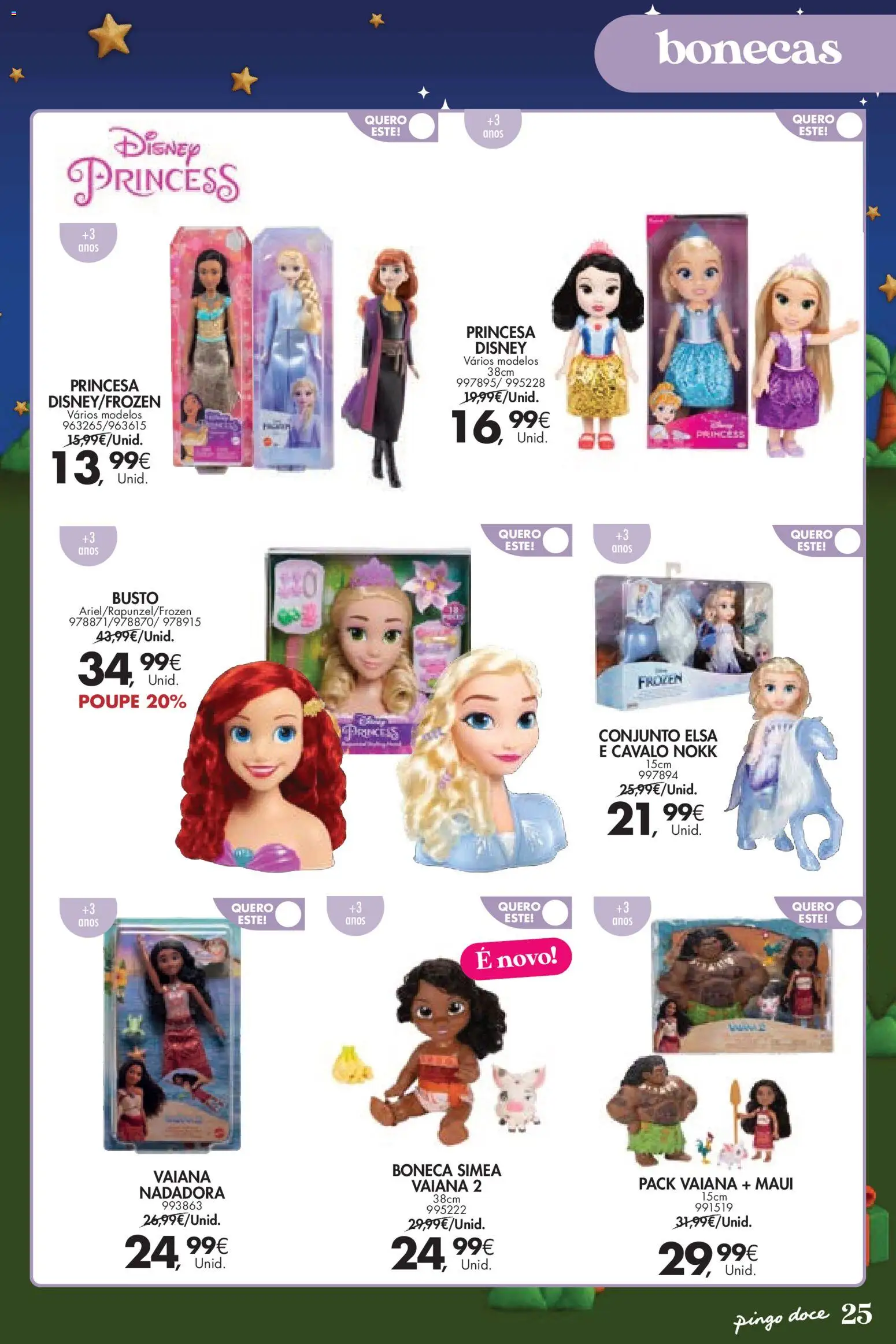 Pingo Doce  Brinquedos Natal Lojas Hipers │ válido de 18.11.2025 | Página: 25