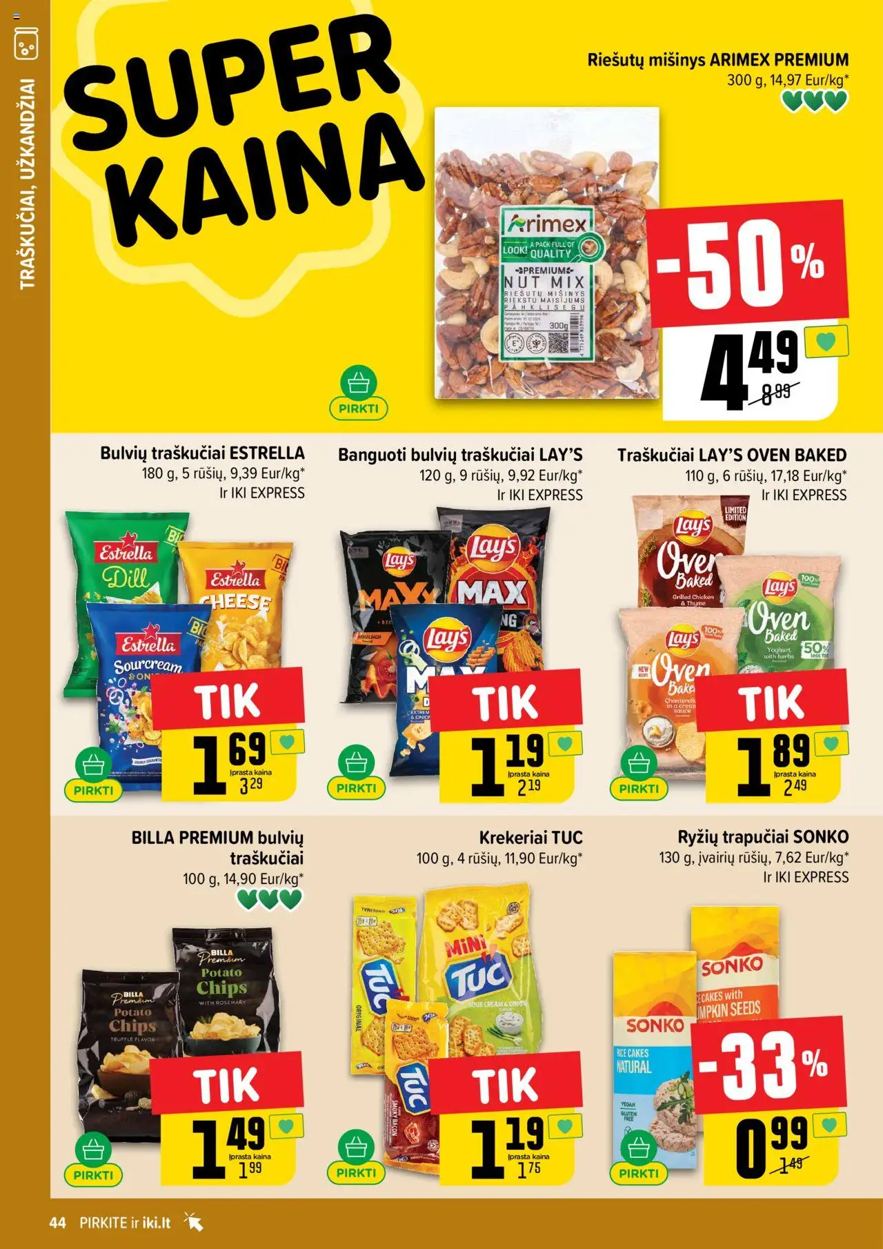 IKI akcijos nuo 15.09.2025 | Puslapis: 44 | Prekių: Traškučiai
