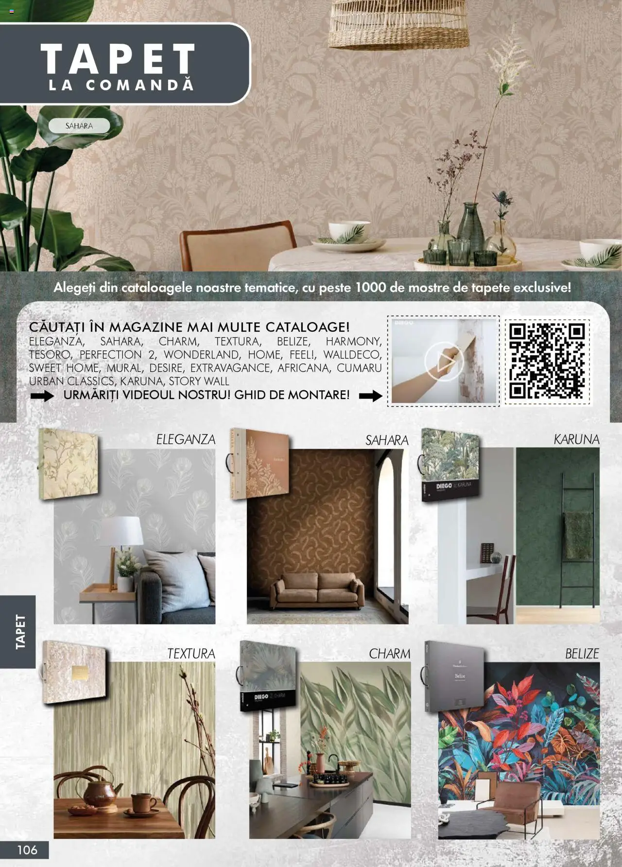 Noul catalog Diego – valabil de la 01.10.2025 | Pagină: 106 | Produse: Tapet, Pește