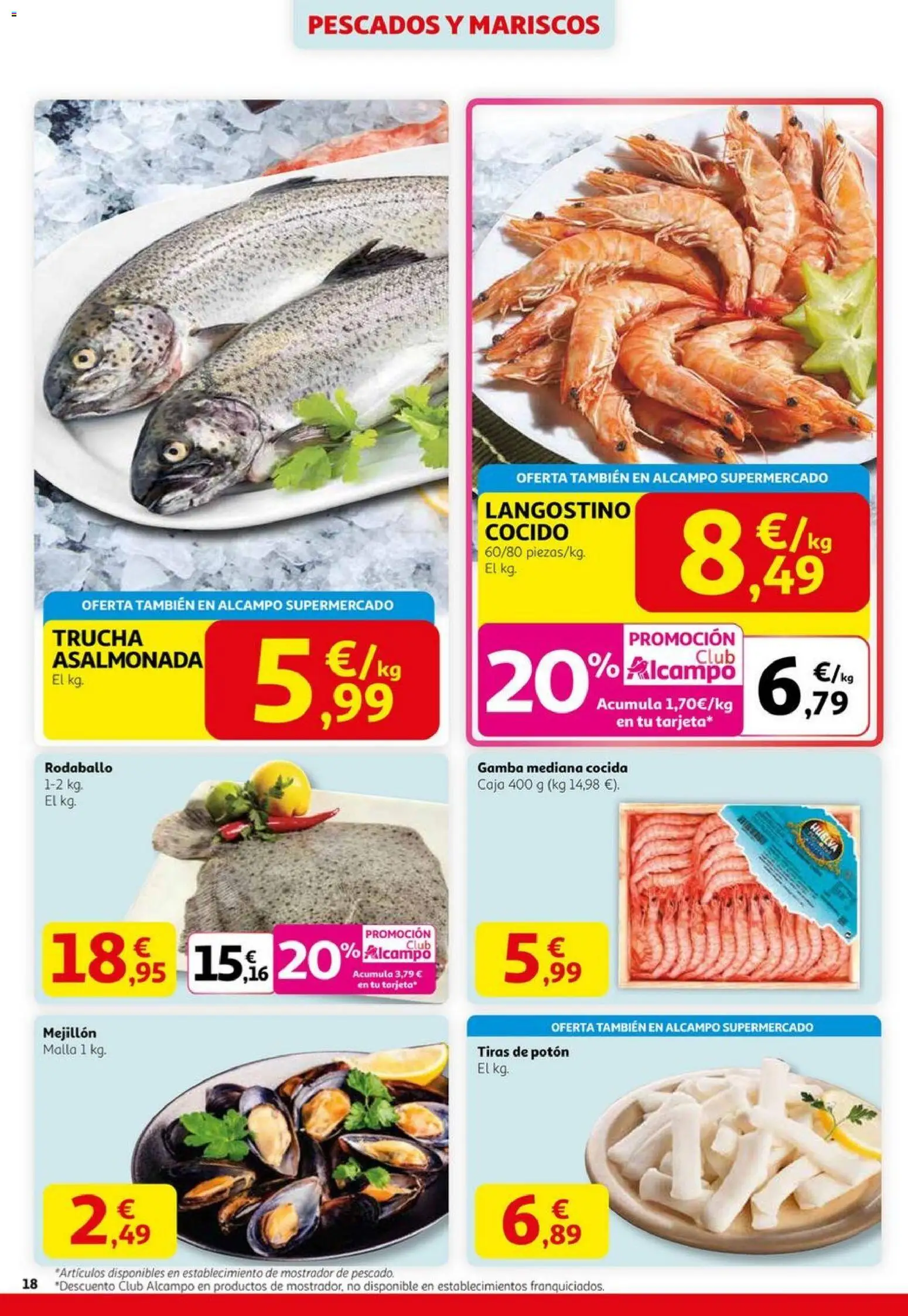 Alcampo - Black Friday │ válido desde el 06.11.2025 | Página: 18 | Productos: Caja, Langostino, Gamba
