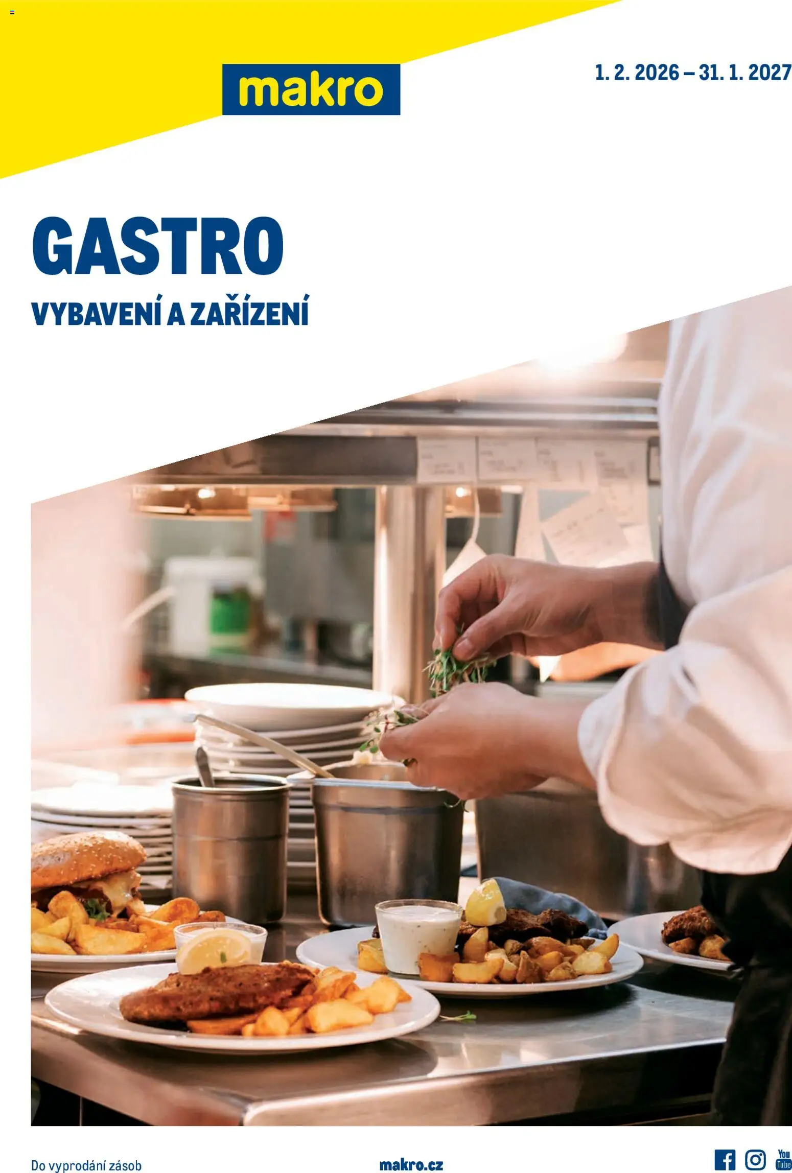 Makro leták - Gastro vybavení a zařízení od 01.02.2026 | Strana: 1