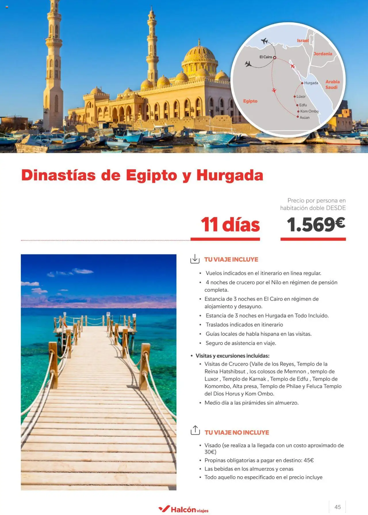 Halcón Viajes Egipto │ válido desde el 15.04.2024 | Página: 45