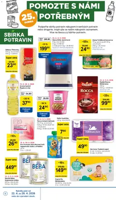 Náhled letáku Zátkovy Těstoviny, 500 g, více druhů od 22.04.2026 | Strana: 6 | Produkty: Nestlé Beba, Mléko, Olej, Beba