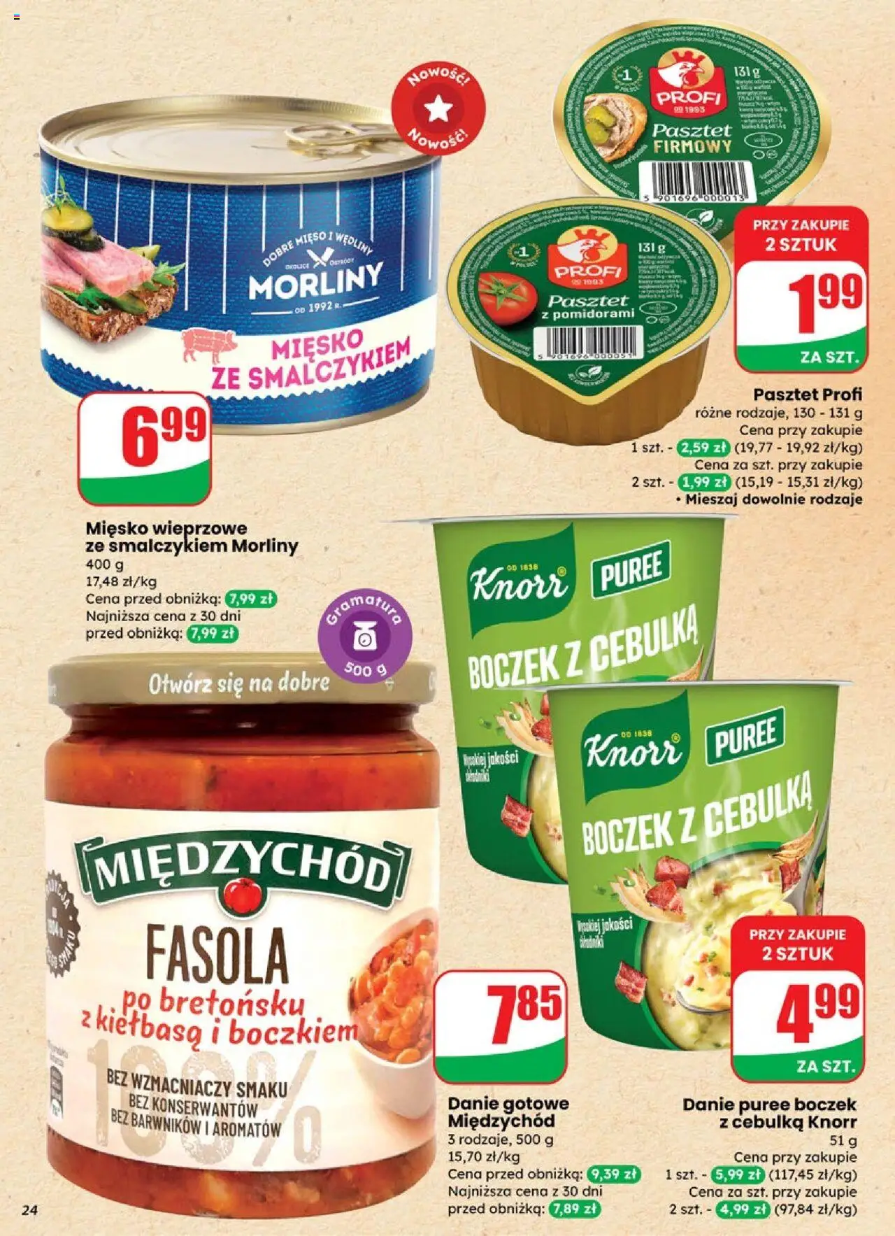 Dino Gazetka od 17.09.2025 | Strona: 24 | Produkty: Kiełbasa, Mięso, Boczek, Wędliny