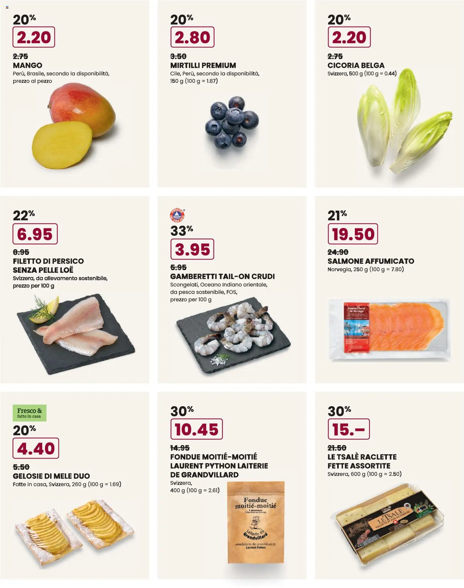 Manor Aktionen IT – gültig ab 20.01.2026 | Seite: 3 | Produkte: Mango, Raclette, Fondue