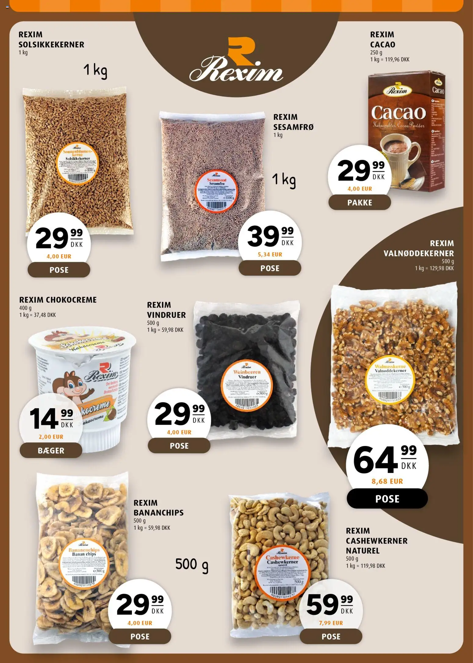 Scandinavian Park tilbudsavis – gyldig fra 23.04.2026 | Side: 9 | Produkter: Solsikkekerner, Chips, Vindruer, Bananchips