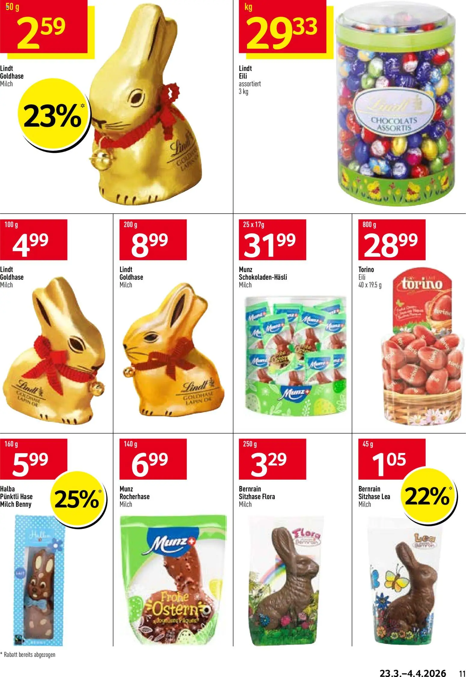 Prodega Aktionen Ostern – gültig ab 23.03.2026 | Seite: 11 | Produkte: Milch