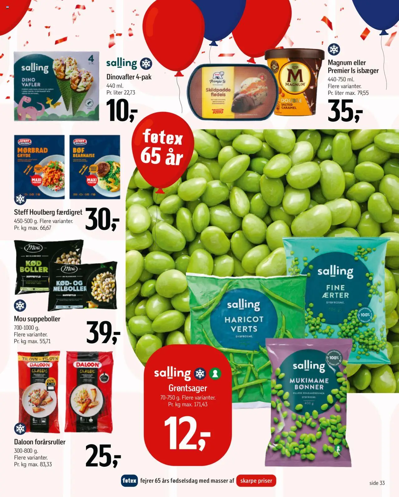 Føtex tilbudsavis – gyldig fra 03.10.2025 | Side: 41 | Produkter: Flødeis, Bønner, Is, Ærter