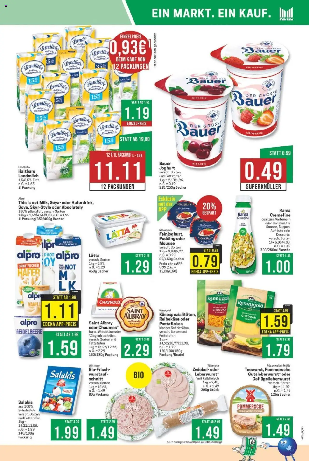Marktkauf Prospekt 	 – gültig ab 22.09.2025 | Seite: 9 | Produkte: Rama, Pudding, Zucker, Lätta