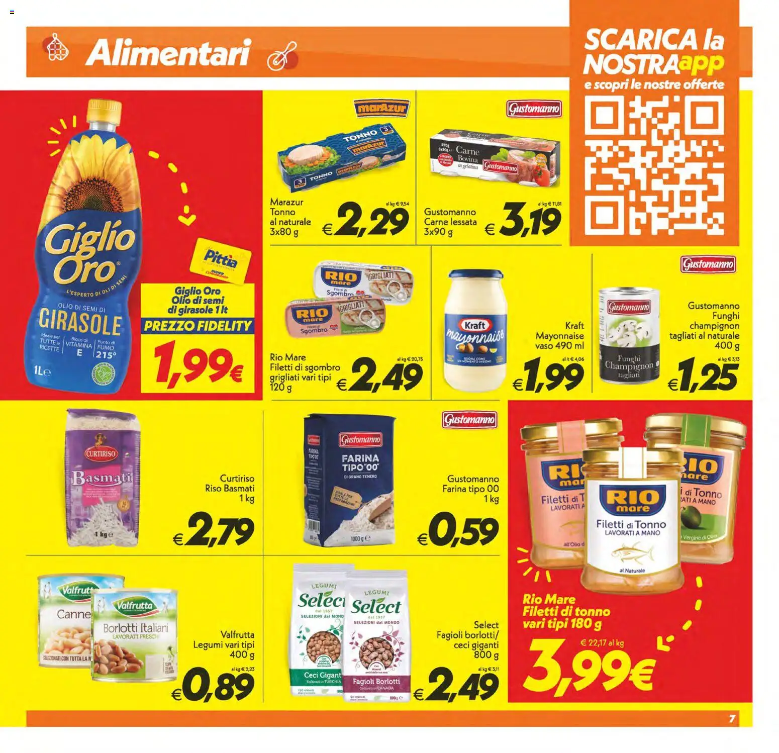 Volantino SuperConveniente del 13.02.2026 | Pagina: 7 | Prodotti: Riso, Ceci, Funghi, Tonno