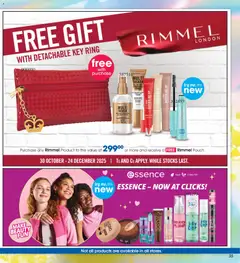 Clicks specials catalogue – valid from 30.10.2025 | Page: 35 | Products: Primer, Gloss, Butter
