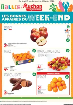 Auchan - Prévisualisation de Auchan - Les bons plans du week-end dans votre super ! valide à partir de 05.02.2026