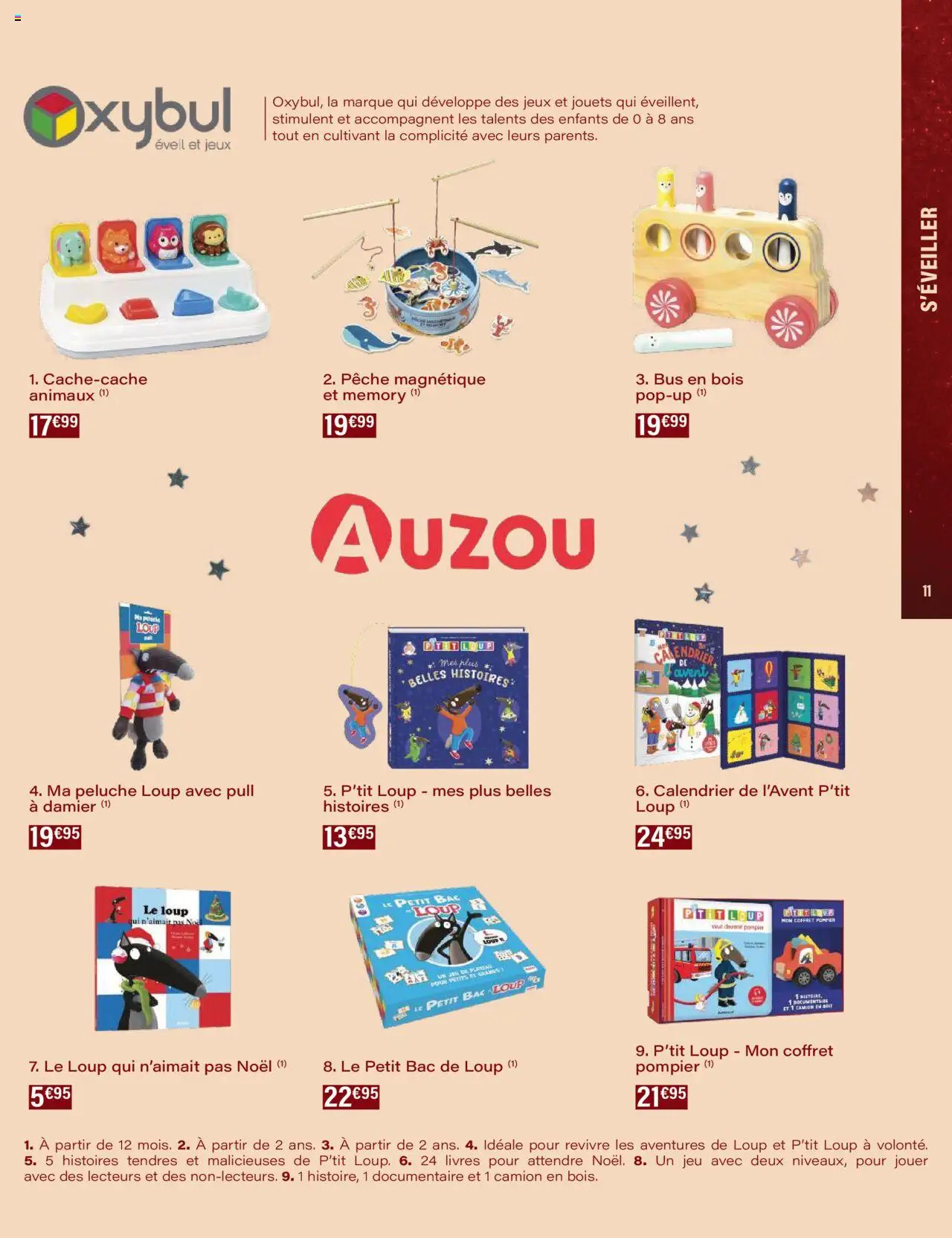 {H1} | Page: 11 | Produits: Jouets, Calendrier de l'avent, Pull, Jeux