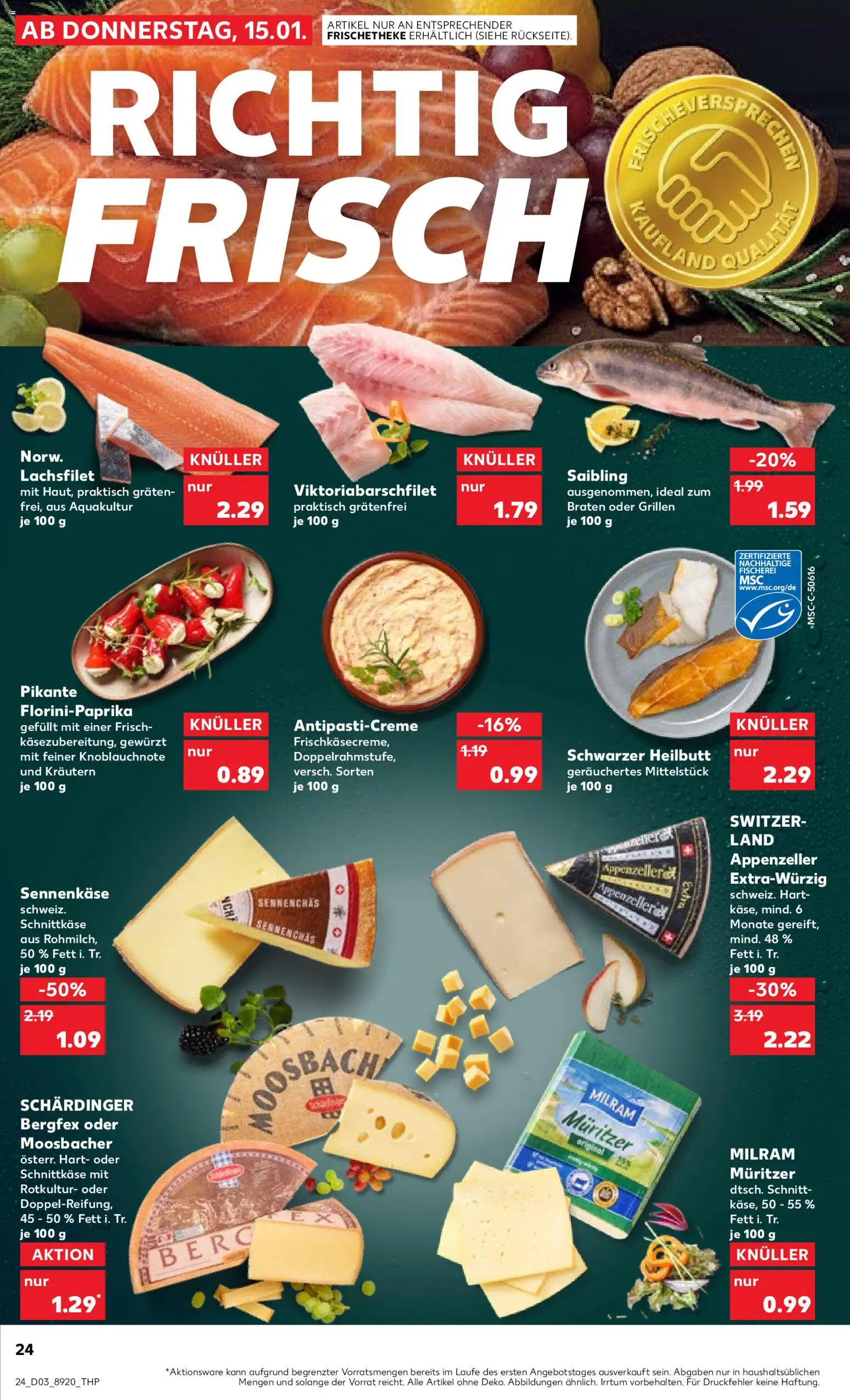 Kaufland prospekt Potsdam	 – gültig ab 15.01.2026 | Seite: 24 | Produkte: Milram