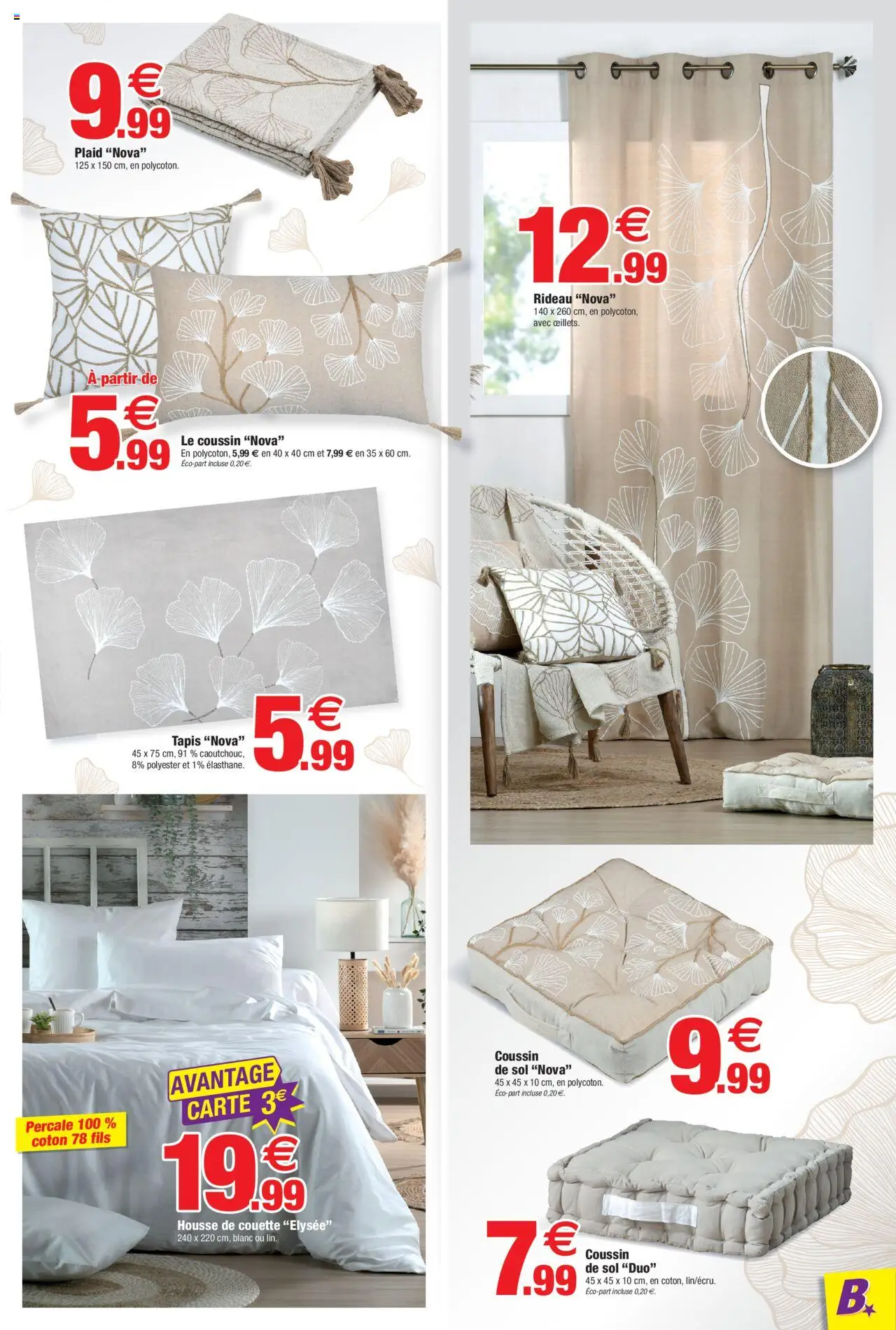  | Page: 13 | Produits: Coton, Housse de couette, Couette, Rideau