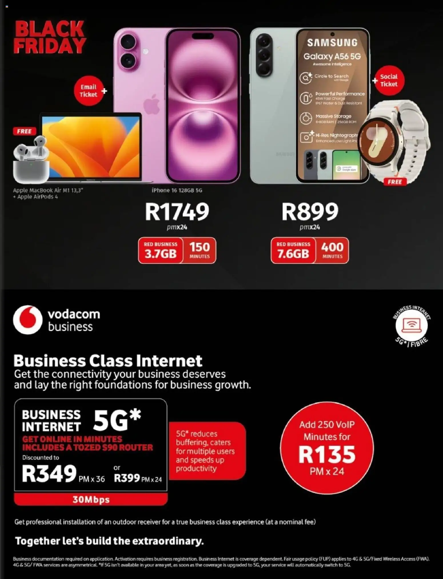 New Vodacom catalogue – valid from 04.11.2025 | Page: 30 | Products: Router, Light, Switch, Water