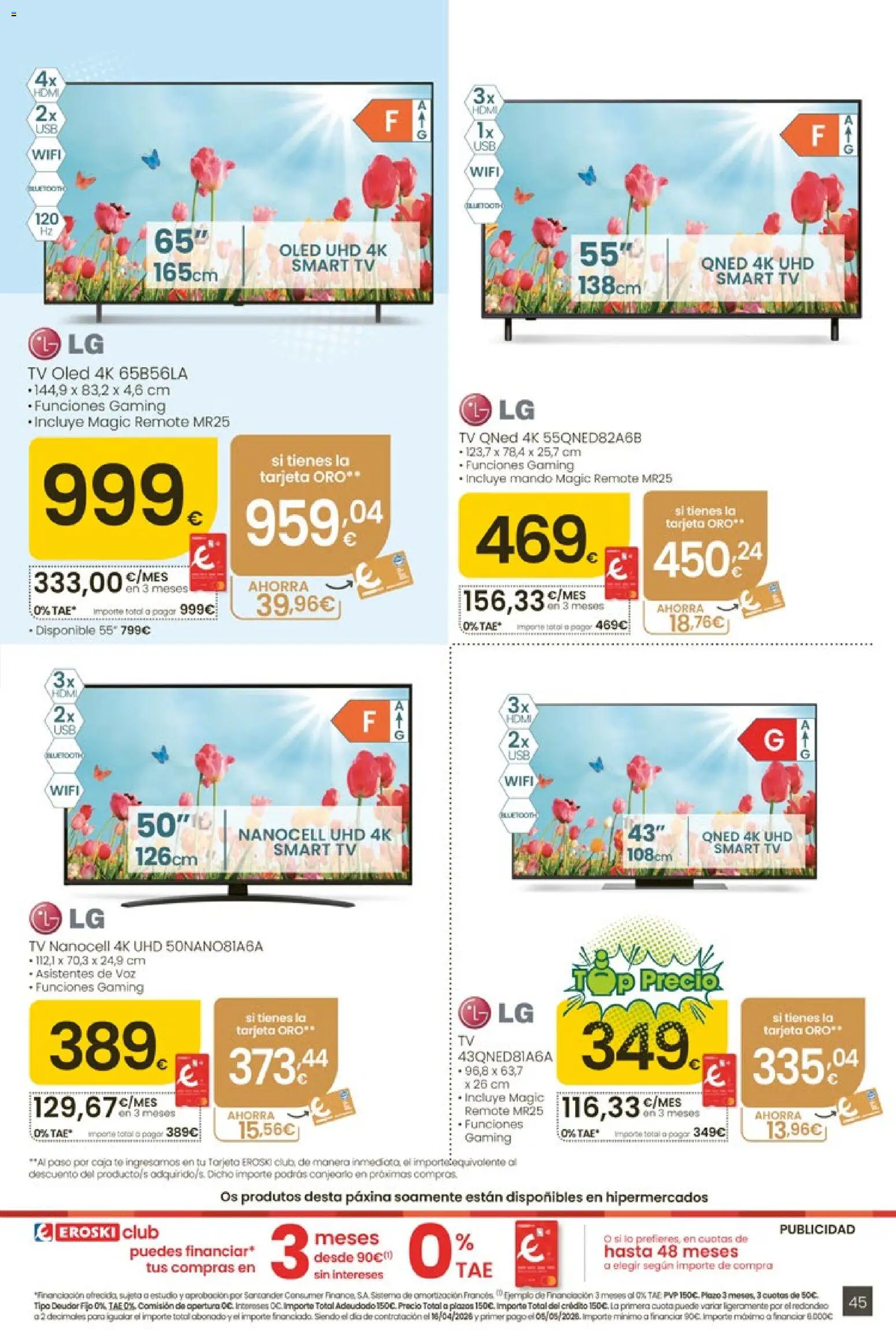 Eroski Quieres ahorrar conmigo │ válido desde el 16.04.2026 | Página: 45 | Productos: Té, Caja