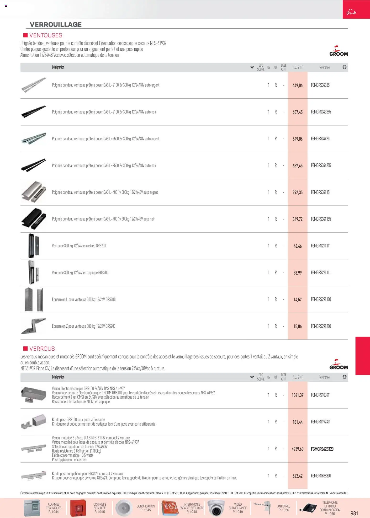 {H1} | Page: 30 | Produits: Vidéo, Verrou, Porte, Portes