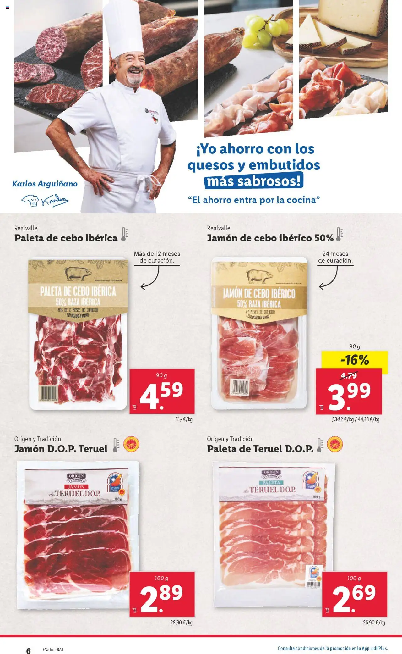 Lidl catálogo MAD │ válido desde el 02.06.2025 | Página: 6 | Productos: Jamón, Νυχτικό, Cocina