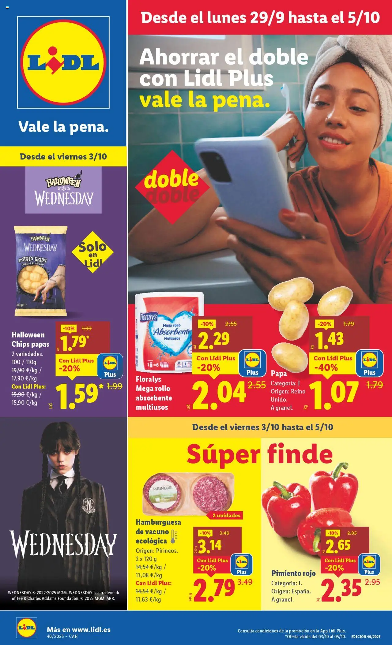 Lidl - Canarias │ válido desde el 29.09.2025 | Página: 1 | Productos: Κάδος απορρυμάτων, Σοκολατούχο γάλα