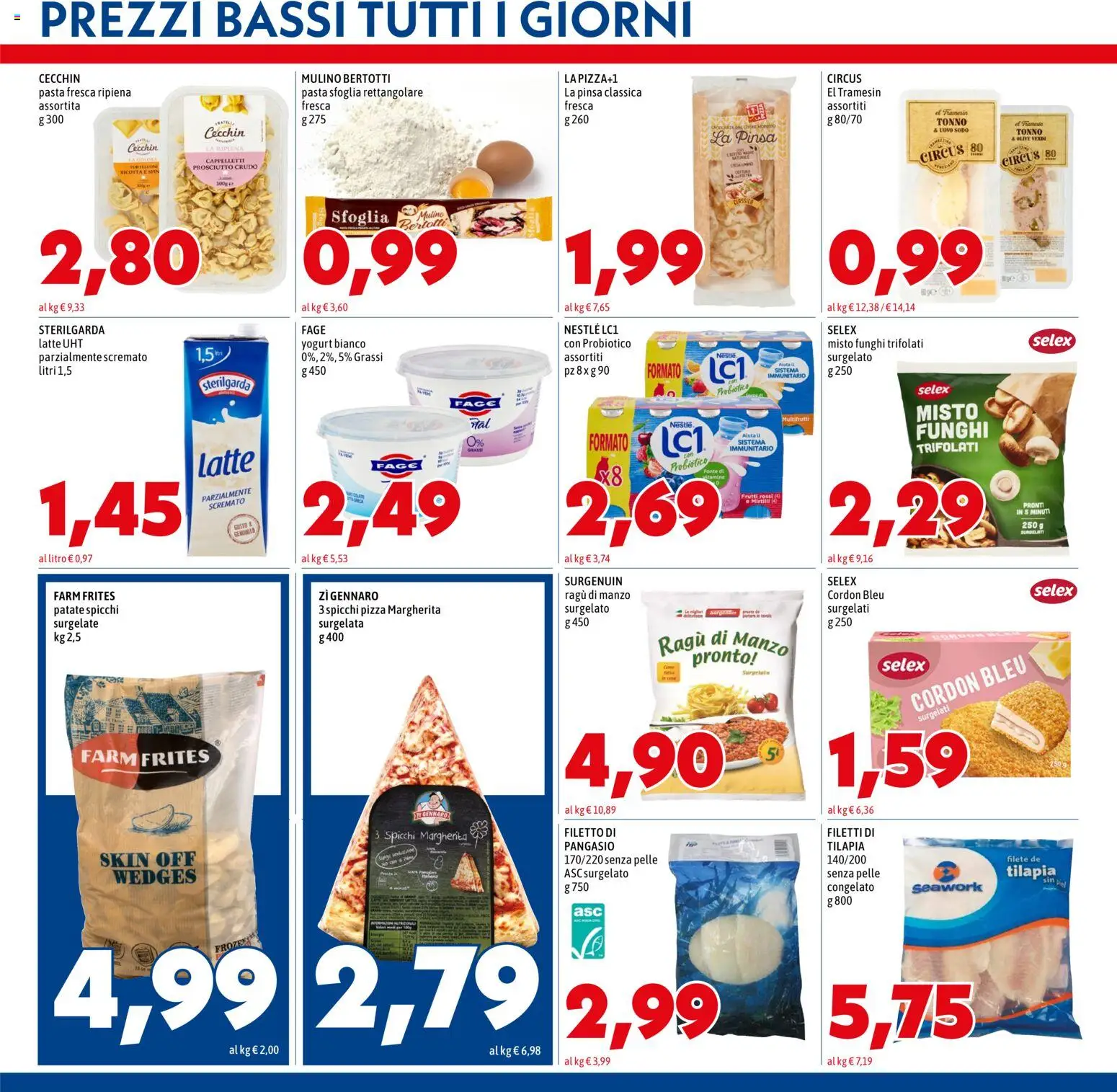 Volantino Mega del 12.02.2026 | Pagina: 5 | Prodotti: Yogurt, Patate, Funghi, Ricotta