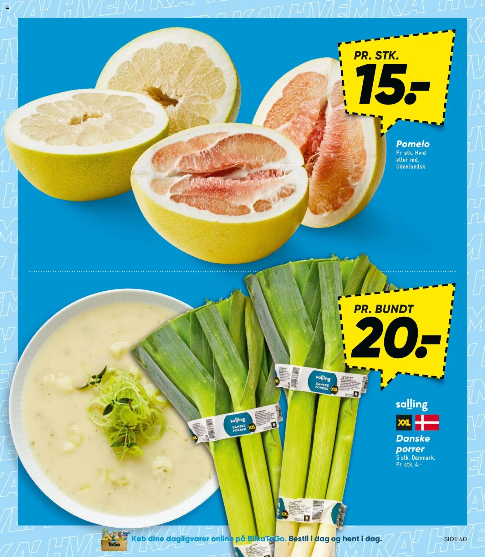 Bilka tilbudsavis – gyldig fra 01.01.2026 | Side: 18 | Produkter: Porrer, Pomelo