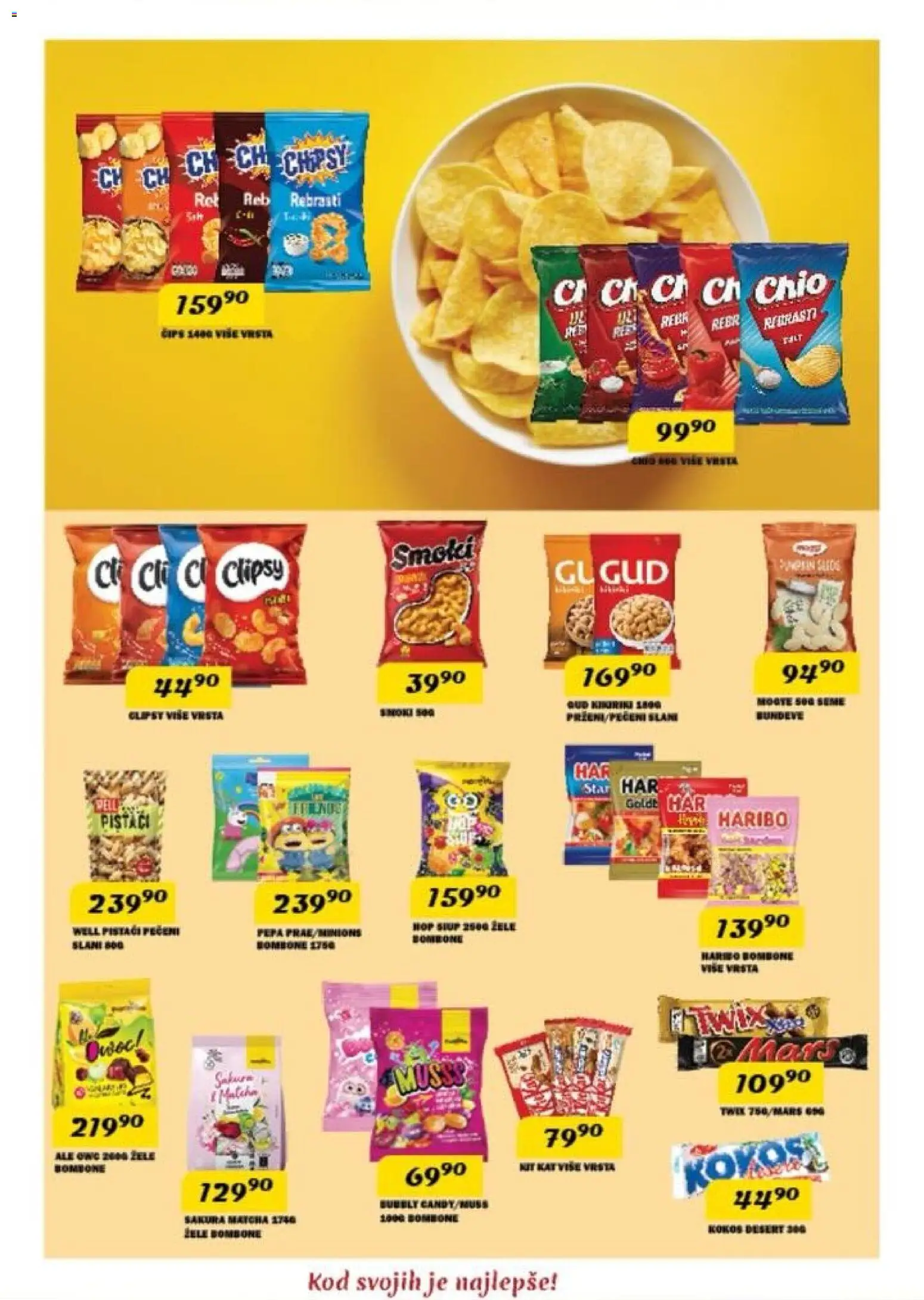 VP Dima katalog - važi od 26.02.2026 | Strana: 8 | Proizvode: Bombone, Čips, Pistaći, Haribo