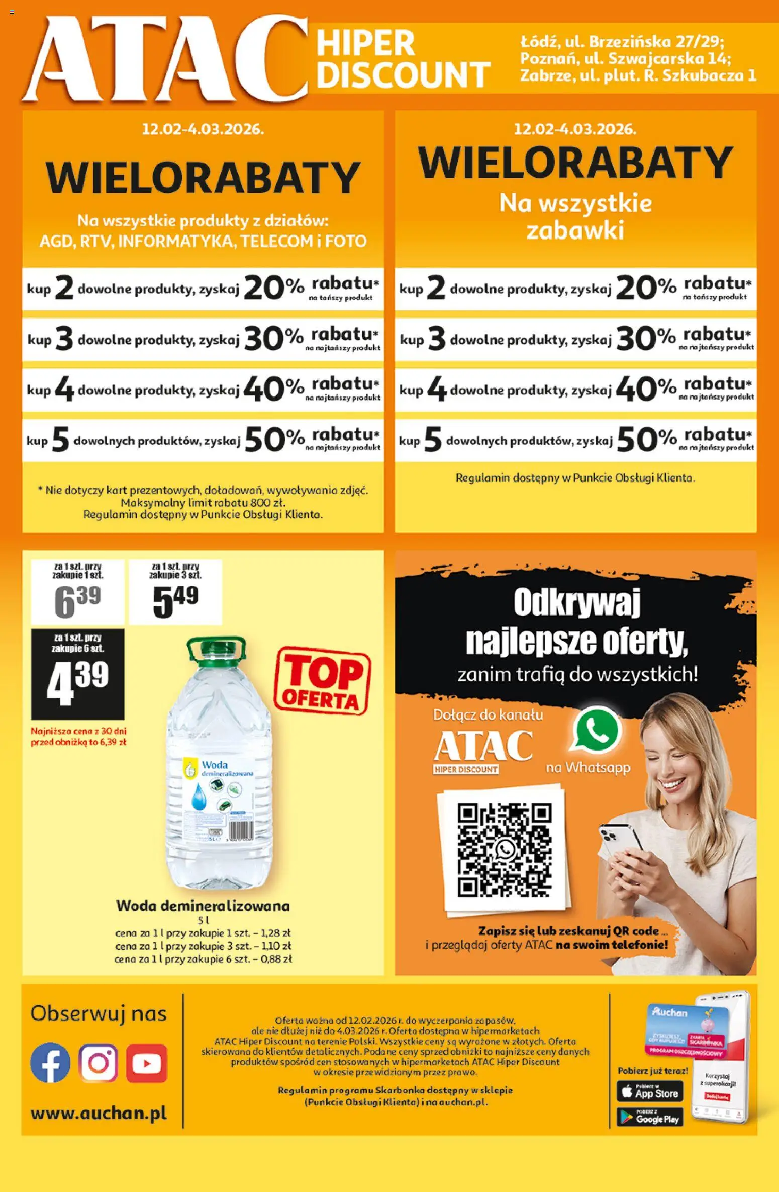 Auchan Gazetka - ATAC Hiper Discount od 12.02.2026 | Strona: 4