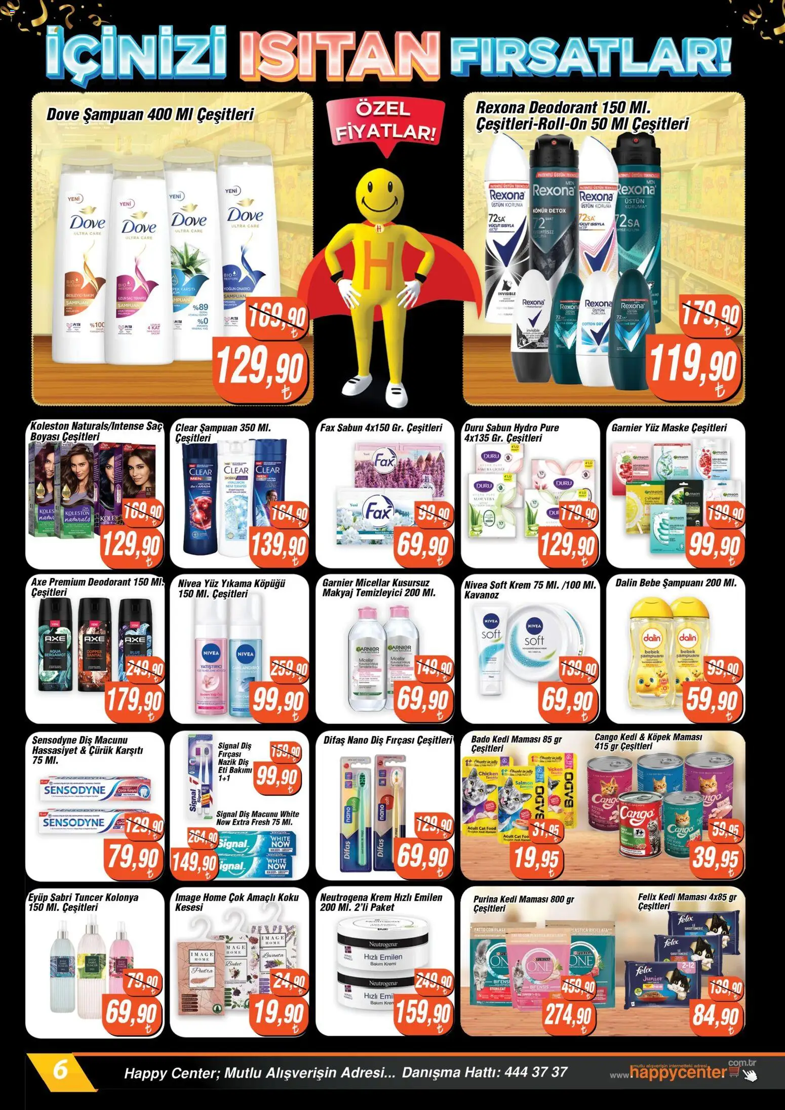 Happy Center Katalog - 07.01.2026 tarihinden itibaren geçerlidir | Sayfa: 6 | Ürünler: Kahve, Soğuk çay, Maden suyu, Ocak