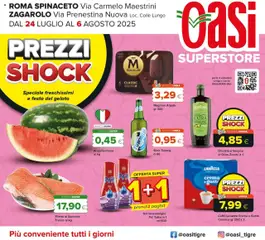 Anteprima del volantino Oasi Roma catalogo valido a partire dal 24.07.2025