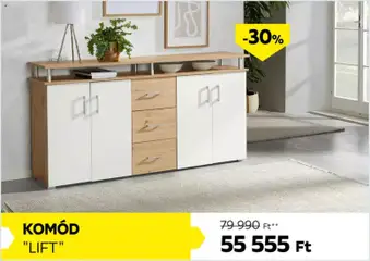 Möbelix Akciós újság - amely érvényes a következő dátumtól: 30.10.2025 | Oldal: 10 | Termékek: Komód