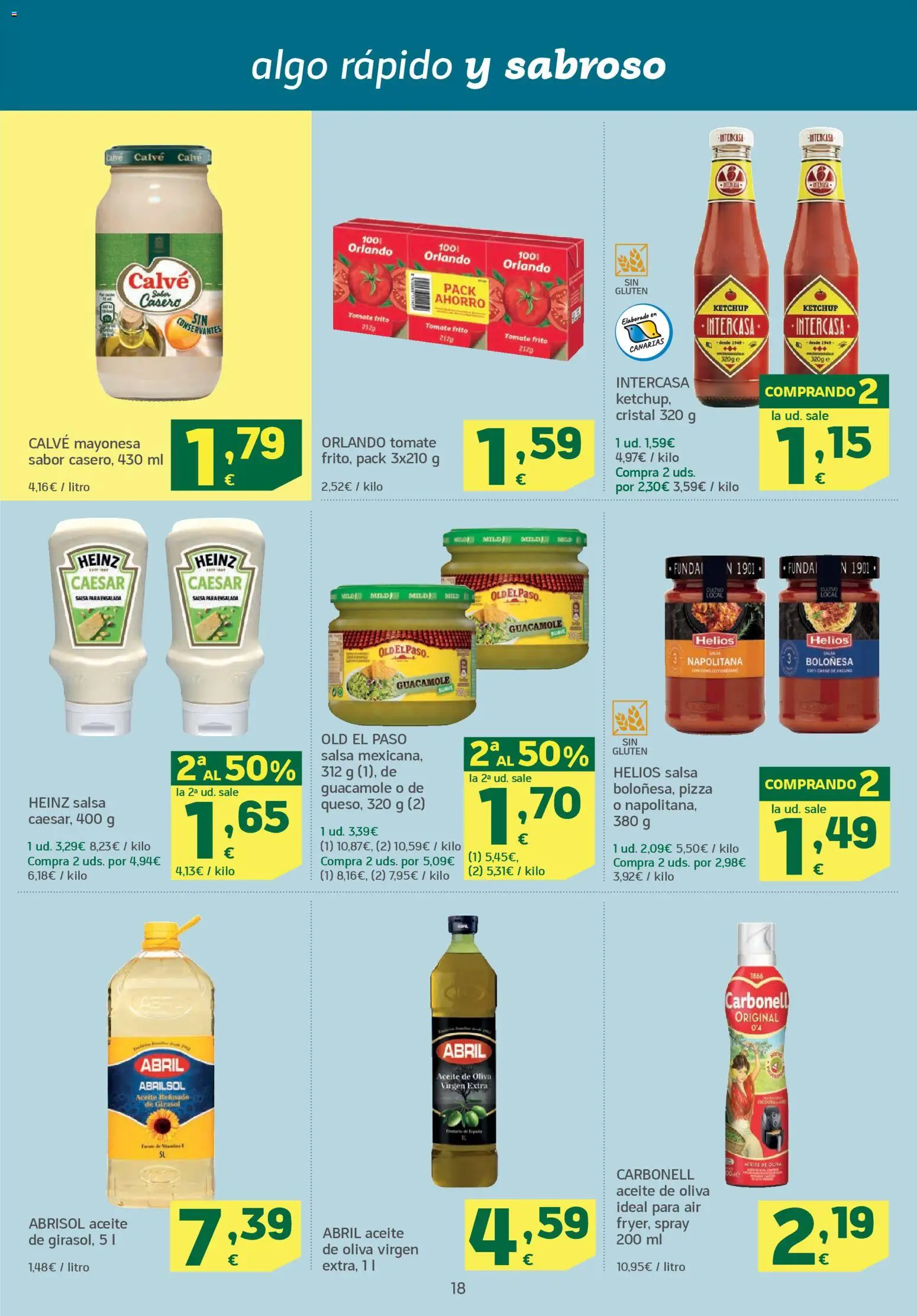 HiperDino folleto │ válido desde el 11.11.2025 | Página: 18 | Productos: Pizza, Aceite de oliva, Ensalada, Οθόνη προβολής