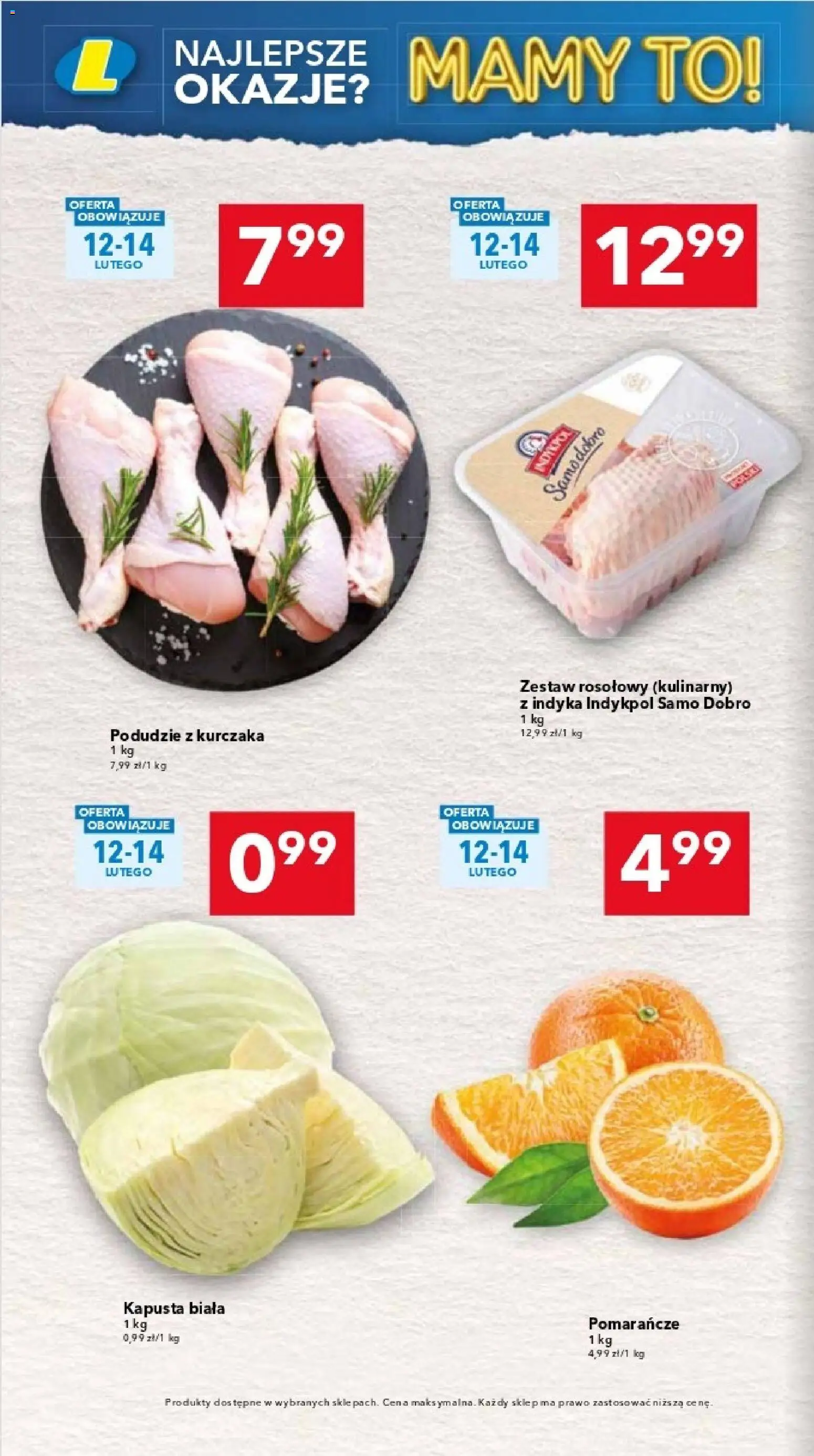 Lewiatan gazetka - Katowice od 12.02.2026 | Strona: 2 | Produkty: Kapusta, Podudzie z kurczaka, Pomarańcze, Kapusta biała
