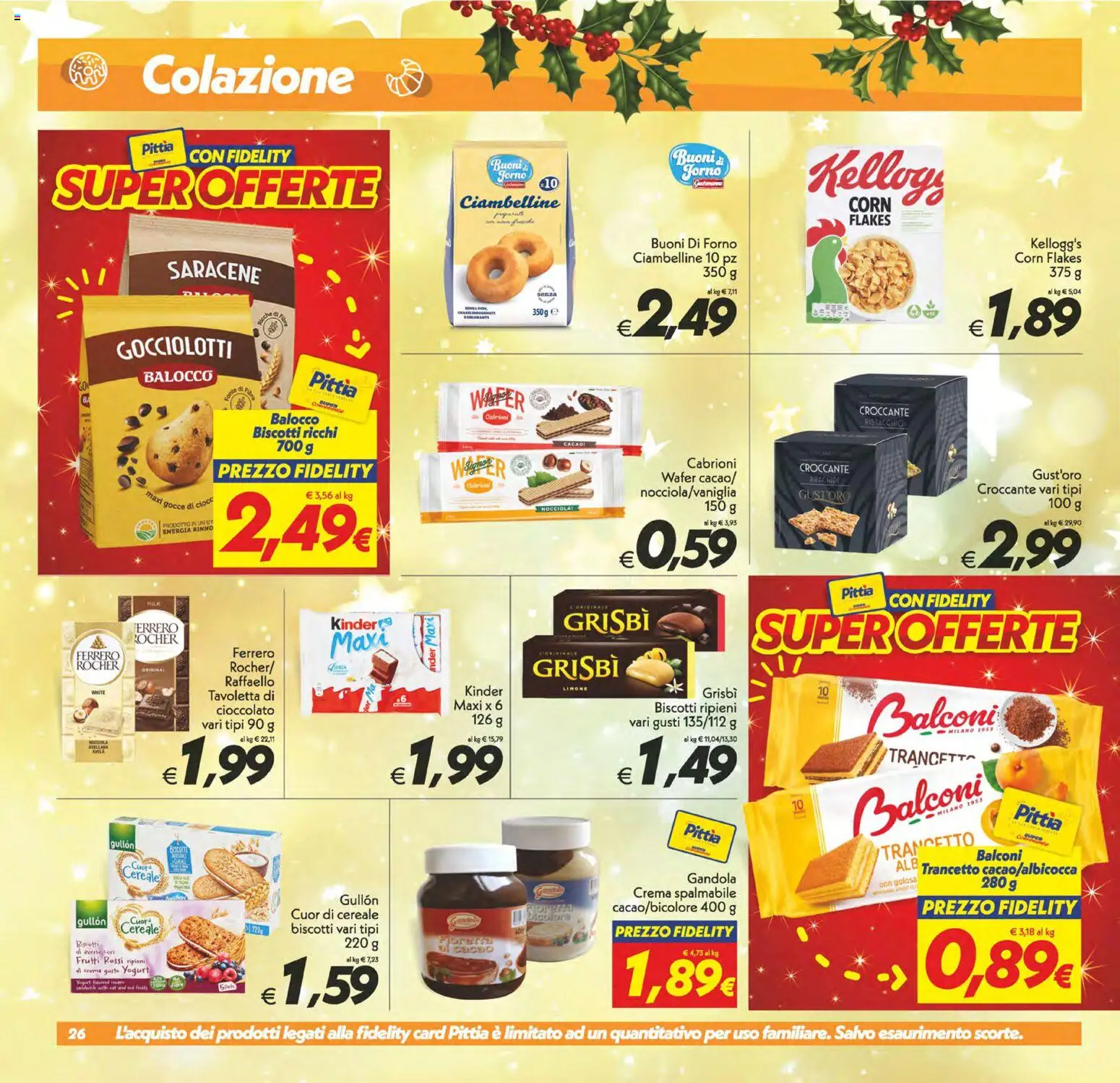 Volantino SuperConveniente del 05.12.2025 | Pagina: 26 | Prodotti: Crema, Limone, Arachidi, Forno