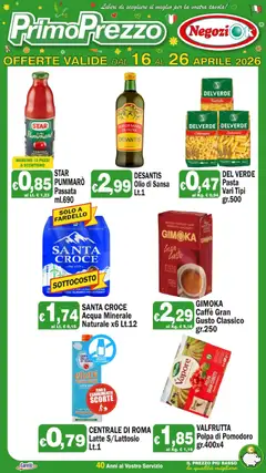 Anteprima del volantino Primo Prezzo volantino valido a partire dal 16.04.2026