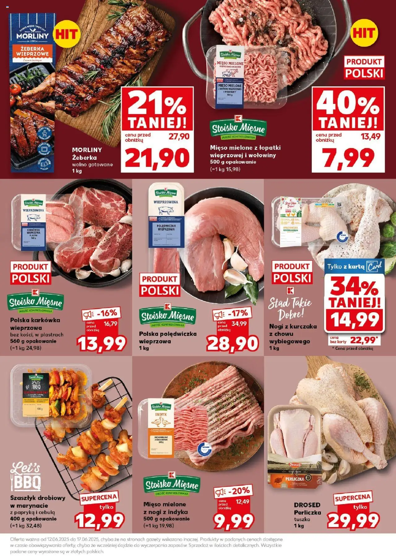 Kaufland gazetka - Super Sobota od 14.06.2025 | Strona: 15 | Produkty: Karkówka, Mięso mielone, Papryka, Wieprzowina