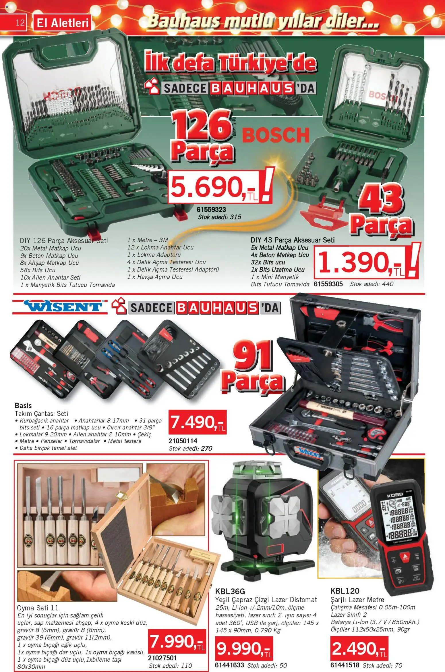 Bauhaus Katalog - 29.11.2025 tarihinden itibaren geçerlidir | Sayfa: 12