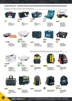 Pré-visualização Leroy Merlin Catálogo válido de 18.11.2024 | Página: 372 | Produtos: Mochila, Mochilas, Ferramentas, Organizador