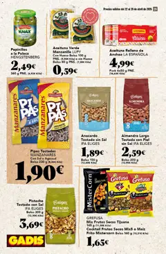 Vista previa Gadis folleto válido desde el 22.04.2026 | Página: 26 | Productos: Frutos secos, Bolsa, Anchoa