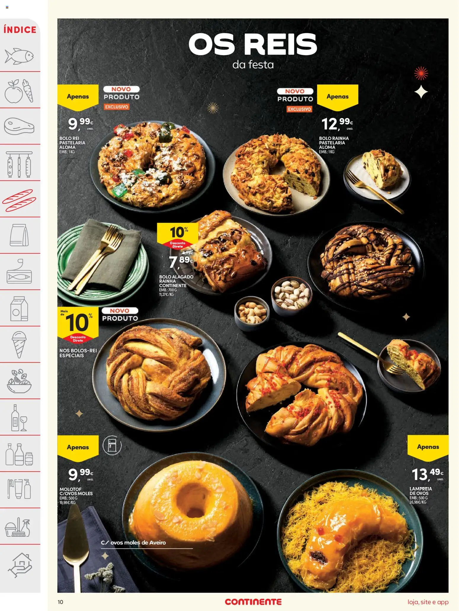 Continente folheto │ válido de 26.12.2025 | Página: 10 | Produtos: Bolo, Ovos