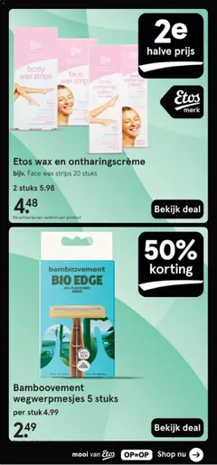 Etos - Black Friday - Voorbeeld van een folder van Etos, geldig van 24.11.2025 | Pagina: 82 | Producten: Ontharingscrème, Kan, Crème